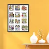 Magazine-European Travel Maps-14CT Stamped Cross Stitch Egyptian Cotton 38*52cm/14.96*20.47in tapestrymarket