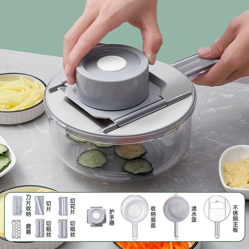 Kitchen Multi-function Vegetable Cutter Potato Shredder Household Grater Grater Grater Potato Slice Slicer