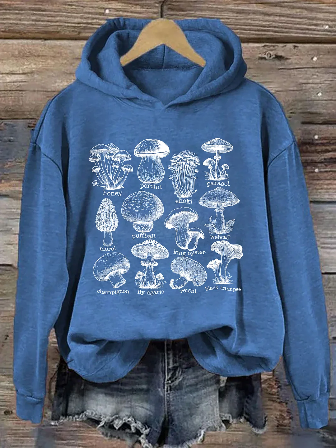 Vintage Mushroom Hoodie