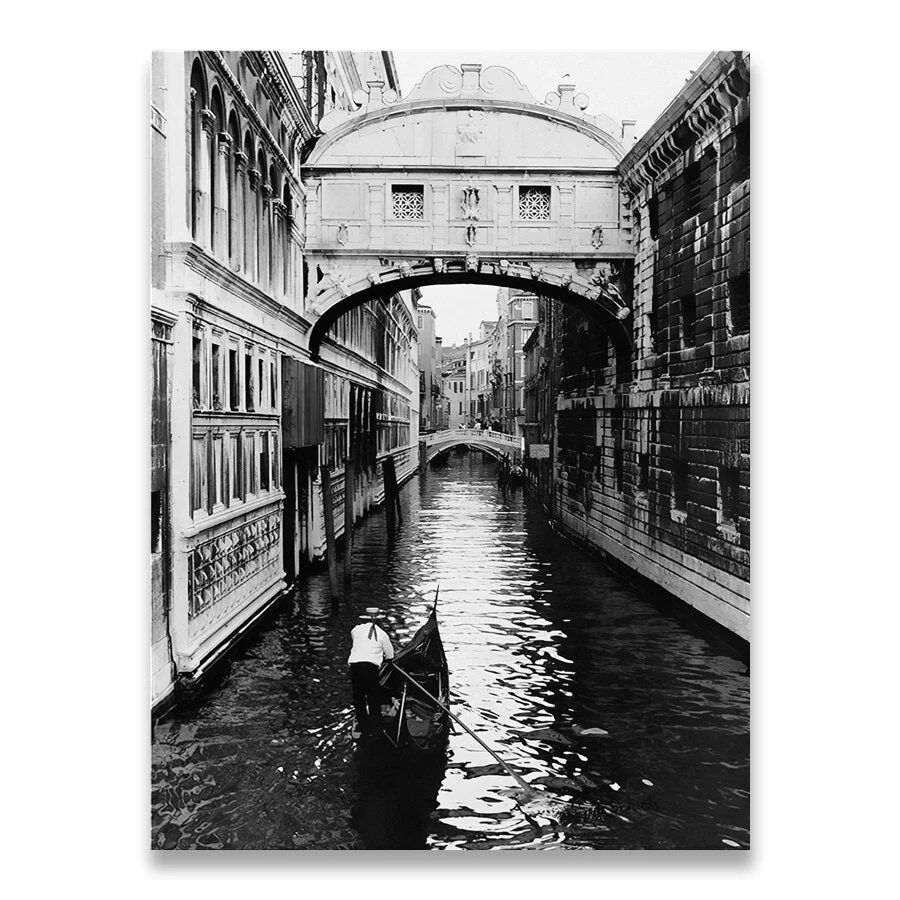 Paris Landscape Wall Art Canvas Painting Nordic Posters And Prints Black White Retro Poster Wall Pictures For Living Room Decor