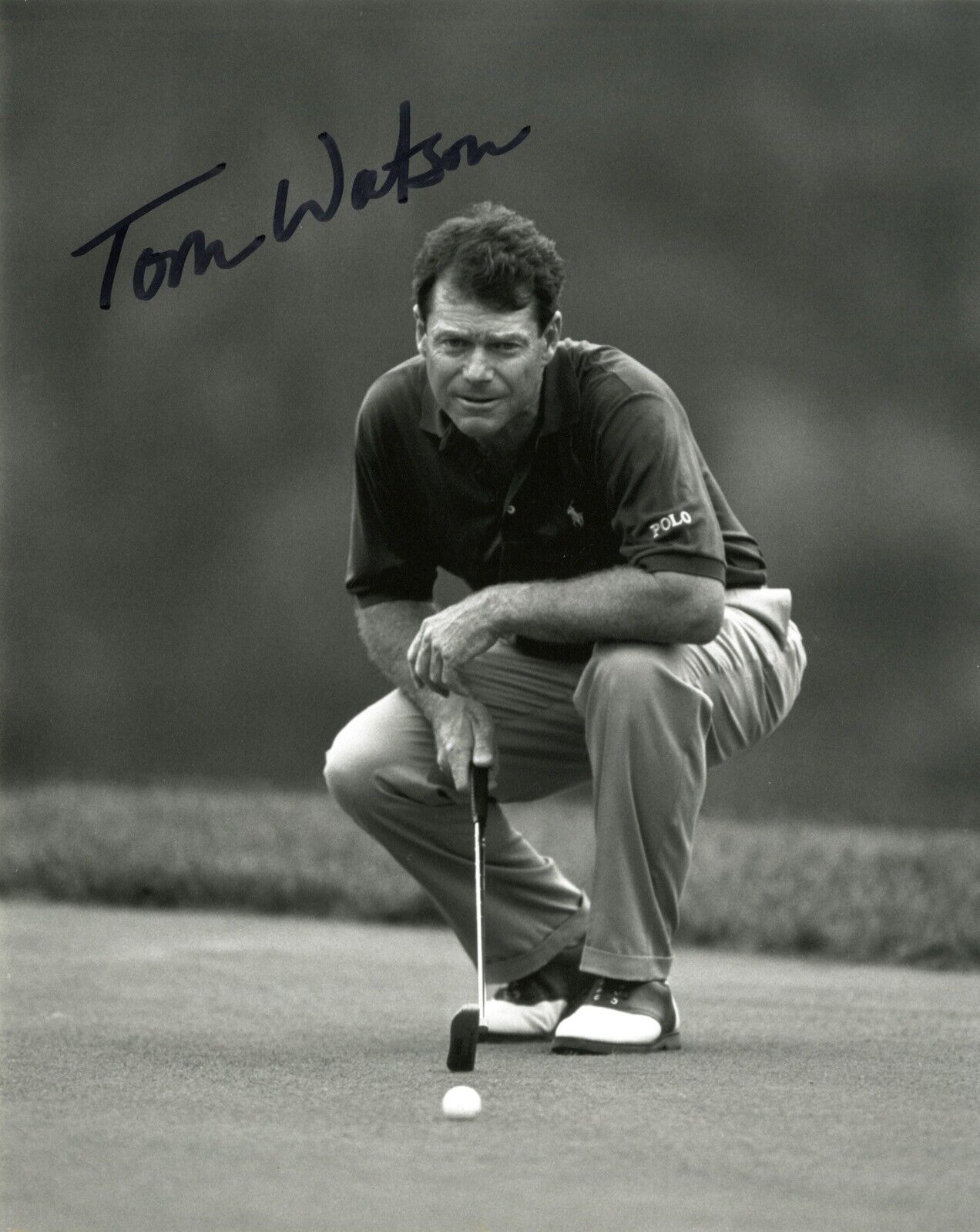 USPGA Golf legend Tom Watson signed 8x10 Photo Poster painting