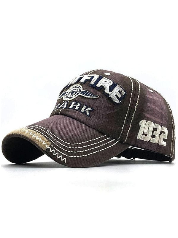 Spark Washed Retro Cotton Baseball Cap tacday
