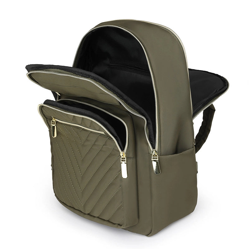 Waterproof Chevron Casual Women’s Backpack