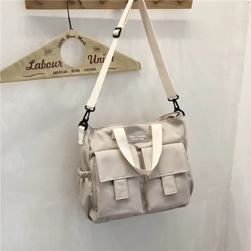 2021 Large Capacity Canvas Men Crossbody Bags Messenger Satchel Bag For Women Luxury Designer Handbag Women's Shoulder Female