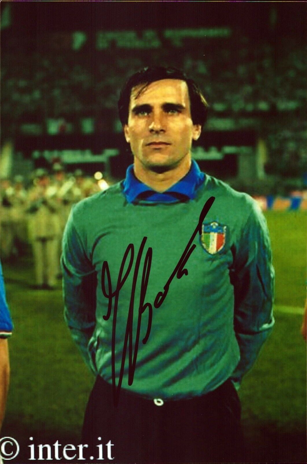 Ivano Bordon Italy Football Champion 1982 - Original Autograph Photo Poster painting (D-2227