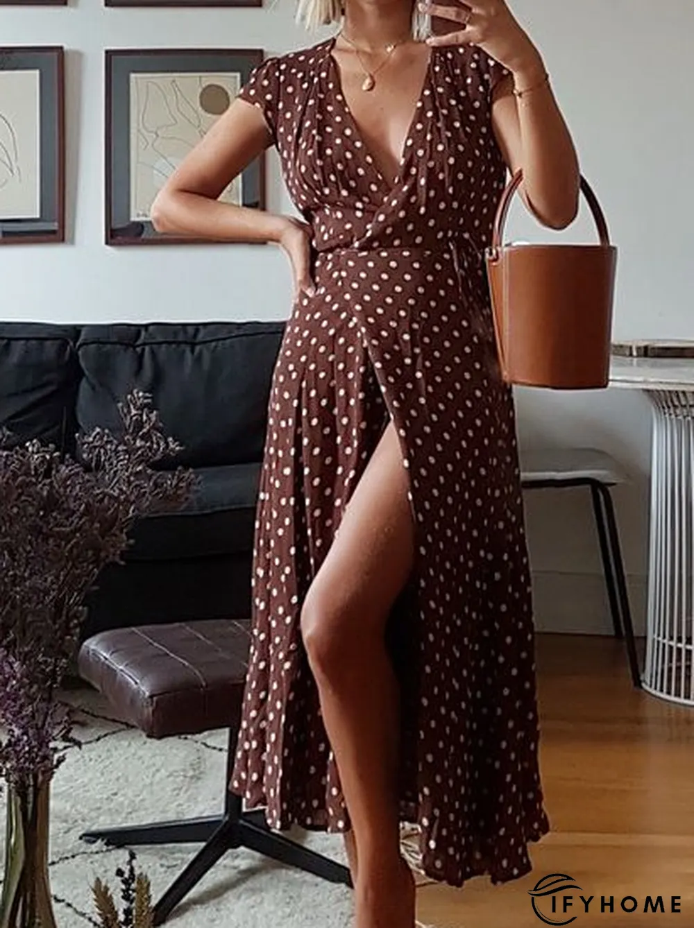 Regular Fit Vacation Dress | IFYHOME