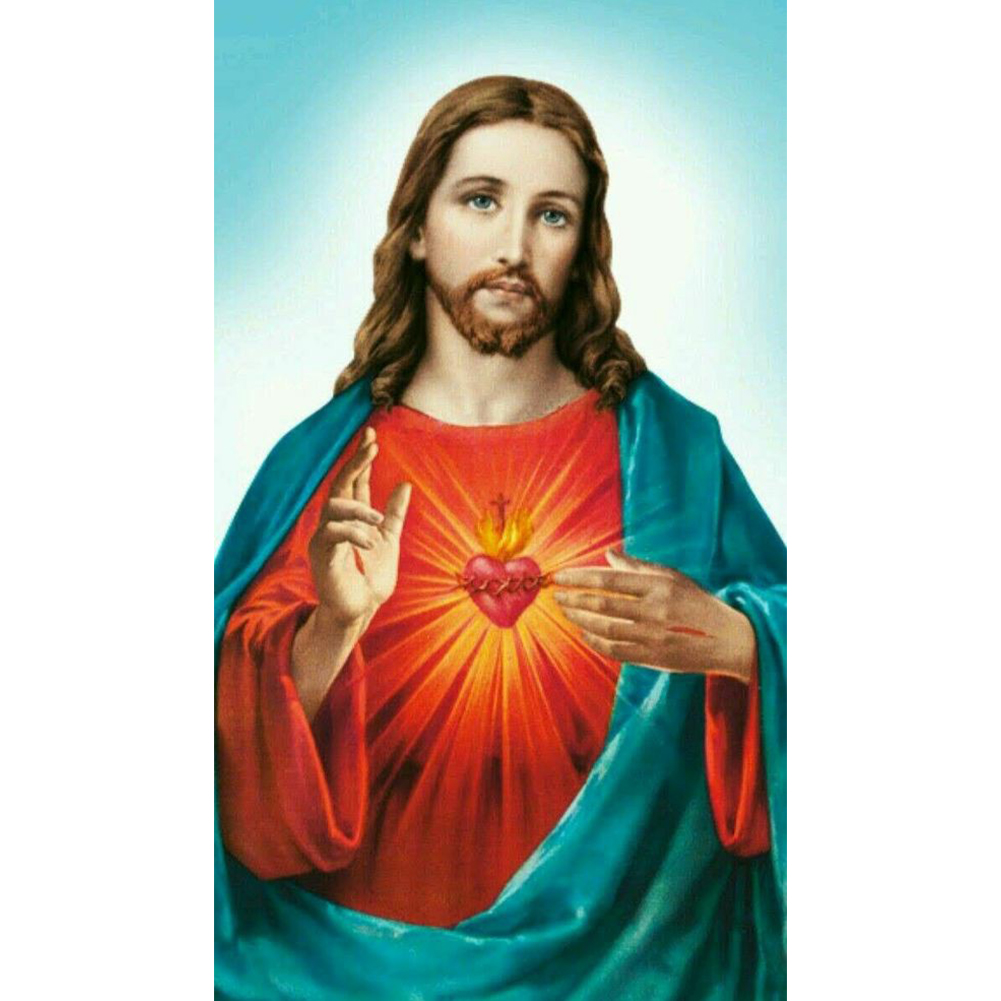 

40*70CM - Round Drill Diamond Painting - Jesus, 501 Original