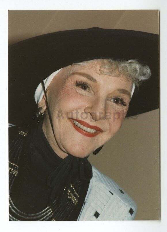 Mary Martin - Candid Photo Poster painting by Peter Warrack - Previously Unpublished