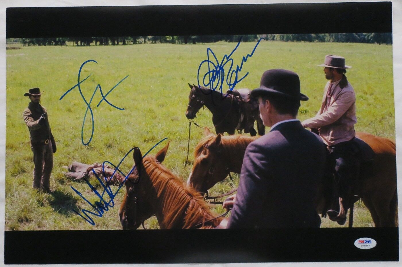 Foxx/Goggins/Remar Signed Django Unchained Autographed 12x18 Photo Poster painting PSADNA#Z08882