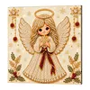 Framed Angle - Pearls Painting Kit DIY Diamond Painting Pearl Dot Crafts 20x20CM