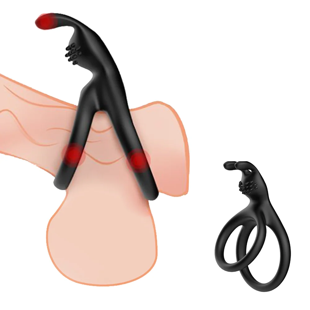 Vibrating Penis Ring & Clitoris Stimulator For Men And Women
