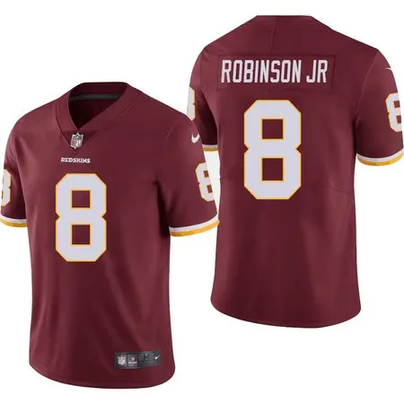 Youth Washington Commanders #8 Brian Robinson Jr. Burgundy Vapor Stitched Football Jersey