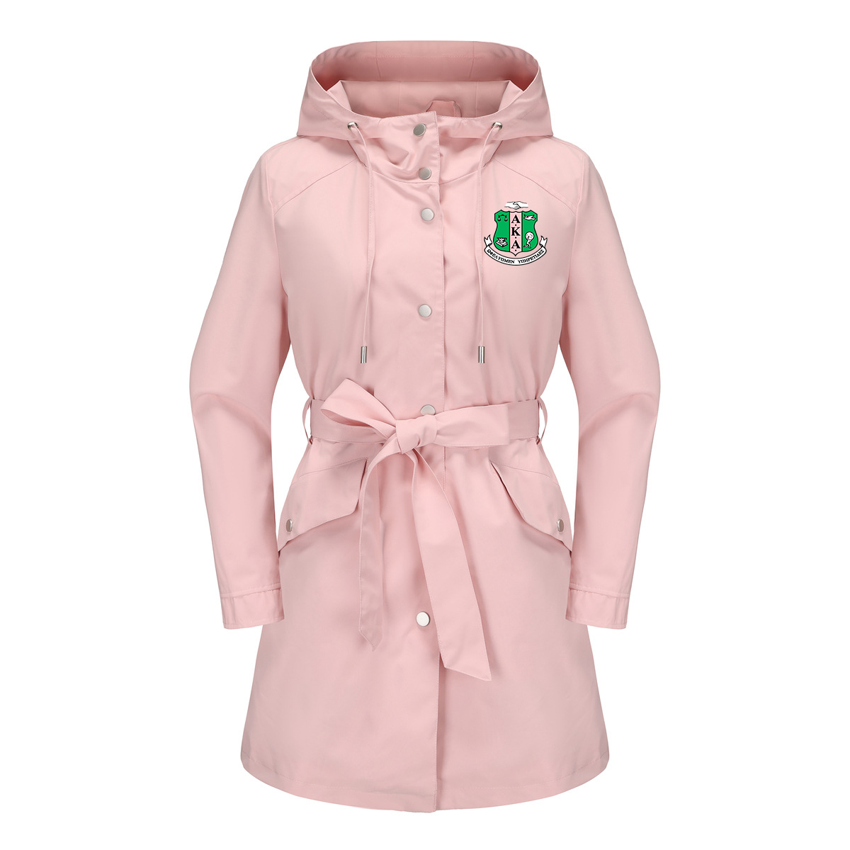 New casual loose waterproof hooded windbreaker