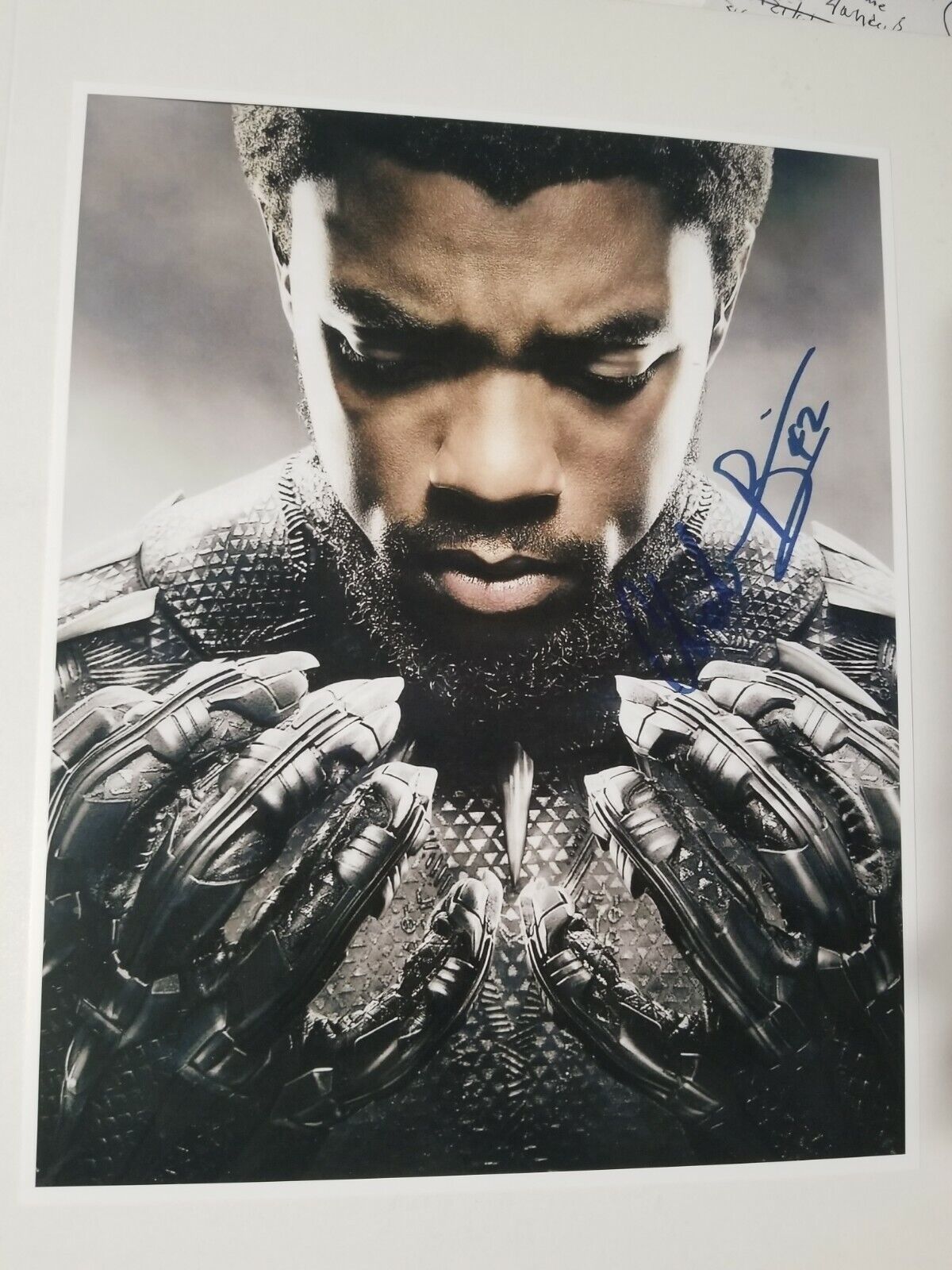 Black Panther Signed 8x10 Photo Poster painting RP -  Shipping! Chadwick