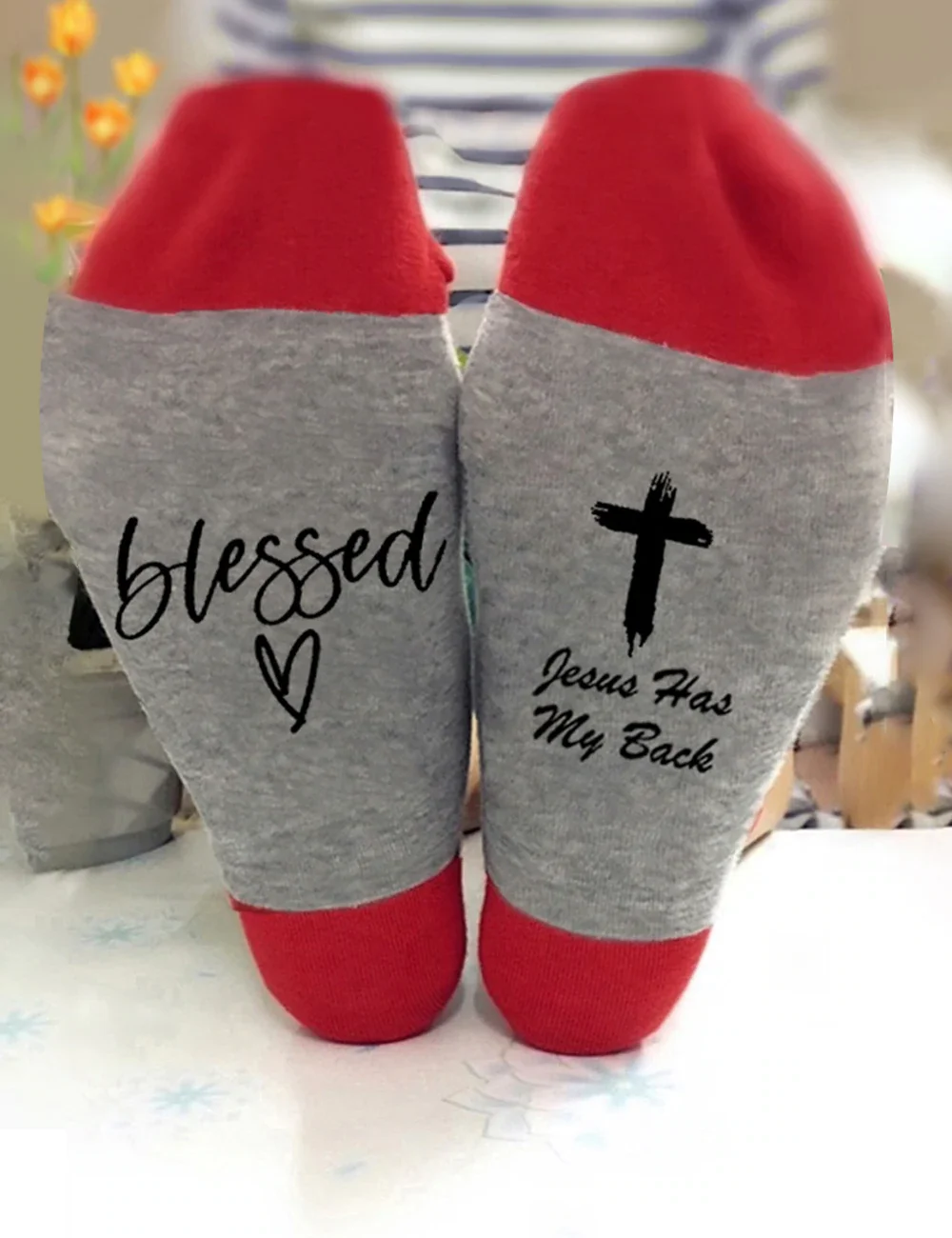 Blesses Heart Socks