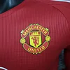2024/2025 Long Sleeve Player Version Manchester United Home Football Shirt  1:1 Thai Quality