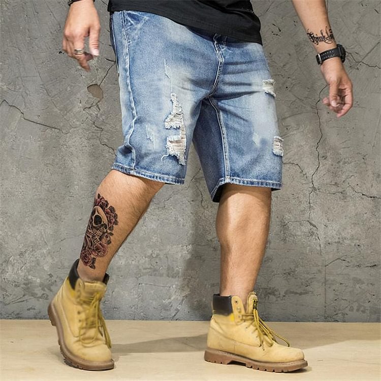 Slim Denim Jean Shorts