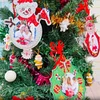 >SALE<Christmas Photo Frame 4PCS Photo Frame Hanging Diamond Painting Xmas Photo Frame