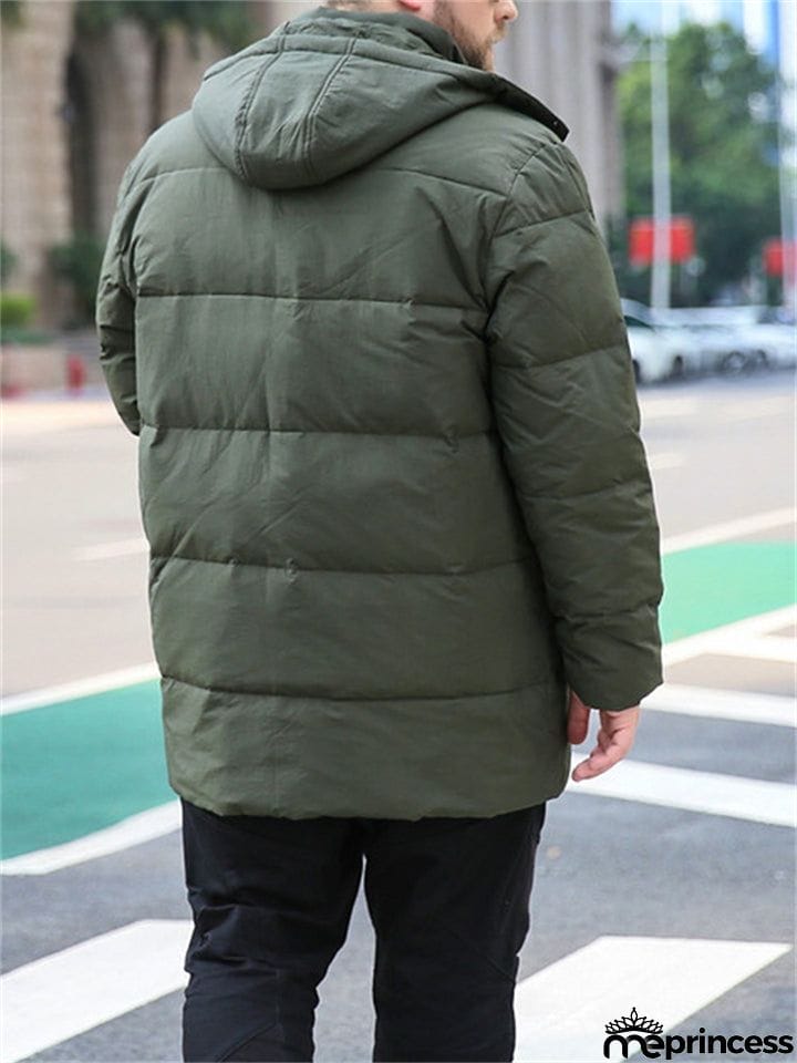 Men's Plus Size Thick Lightweight Warm Coats