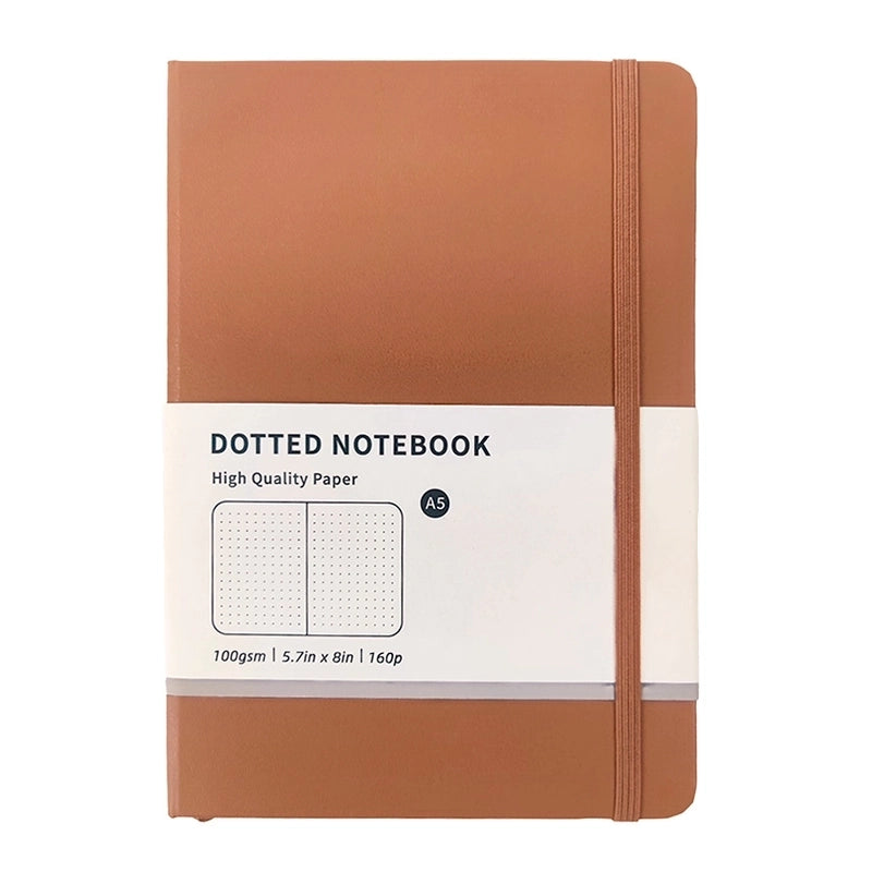 1 Piece Solid Color Learning Paper Preppy Style Notebook