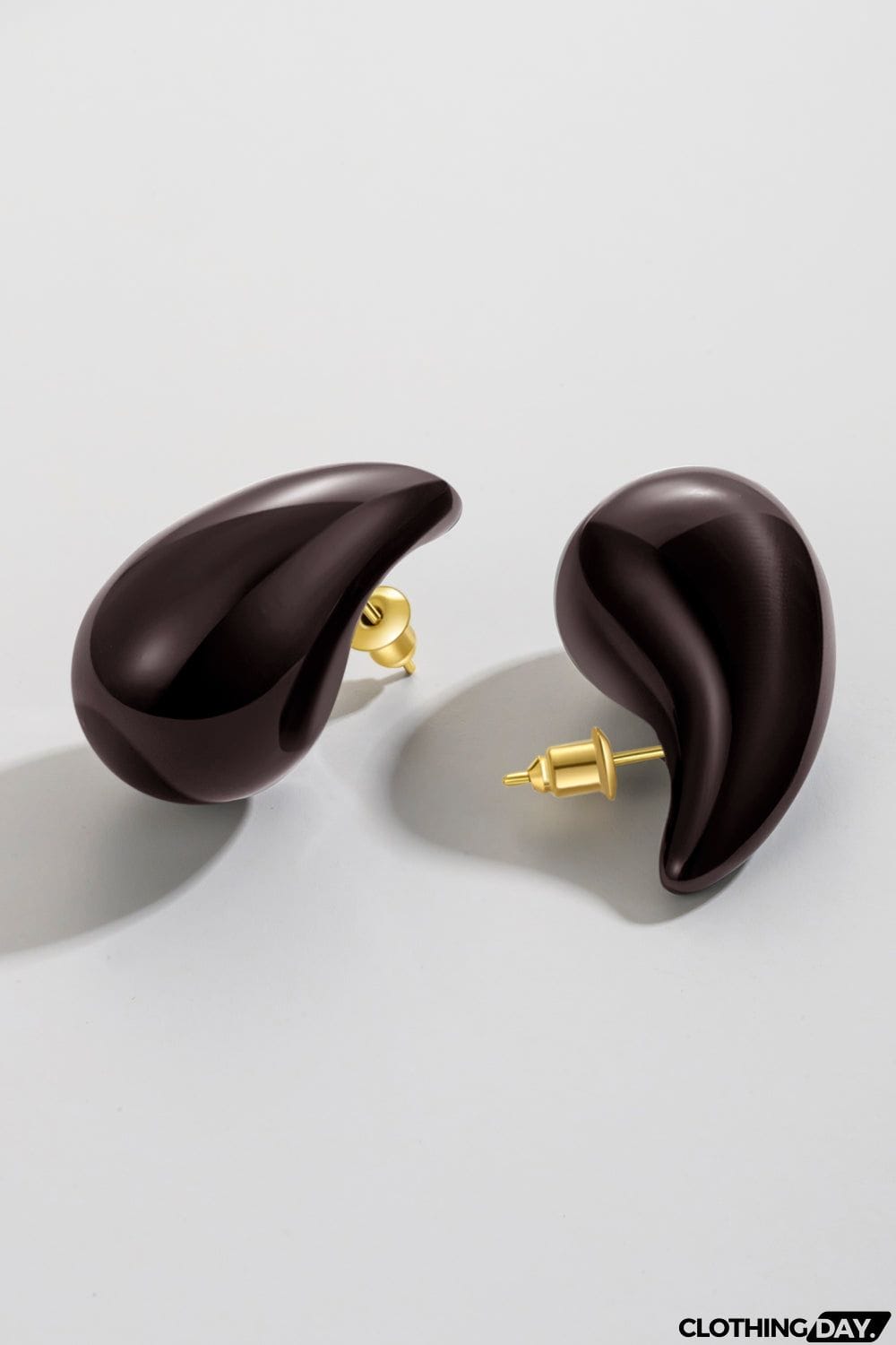 Big Size Water Drop Brass Earrings