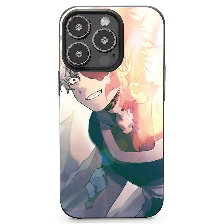 Shoto Todoroki Anime My Hero Academia Phone Case(58) Mobile Phone Shell IPhone 13 and iPhone14 Pro Max and IPhone 15 Plus Case - Heather Prints Shirts