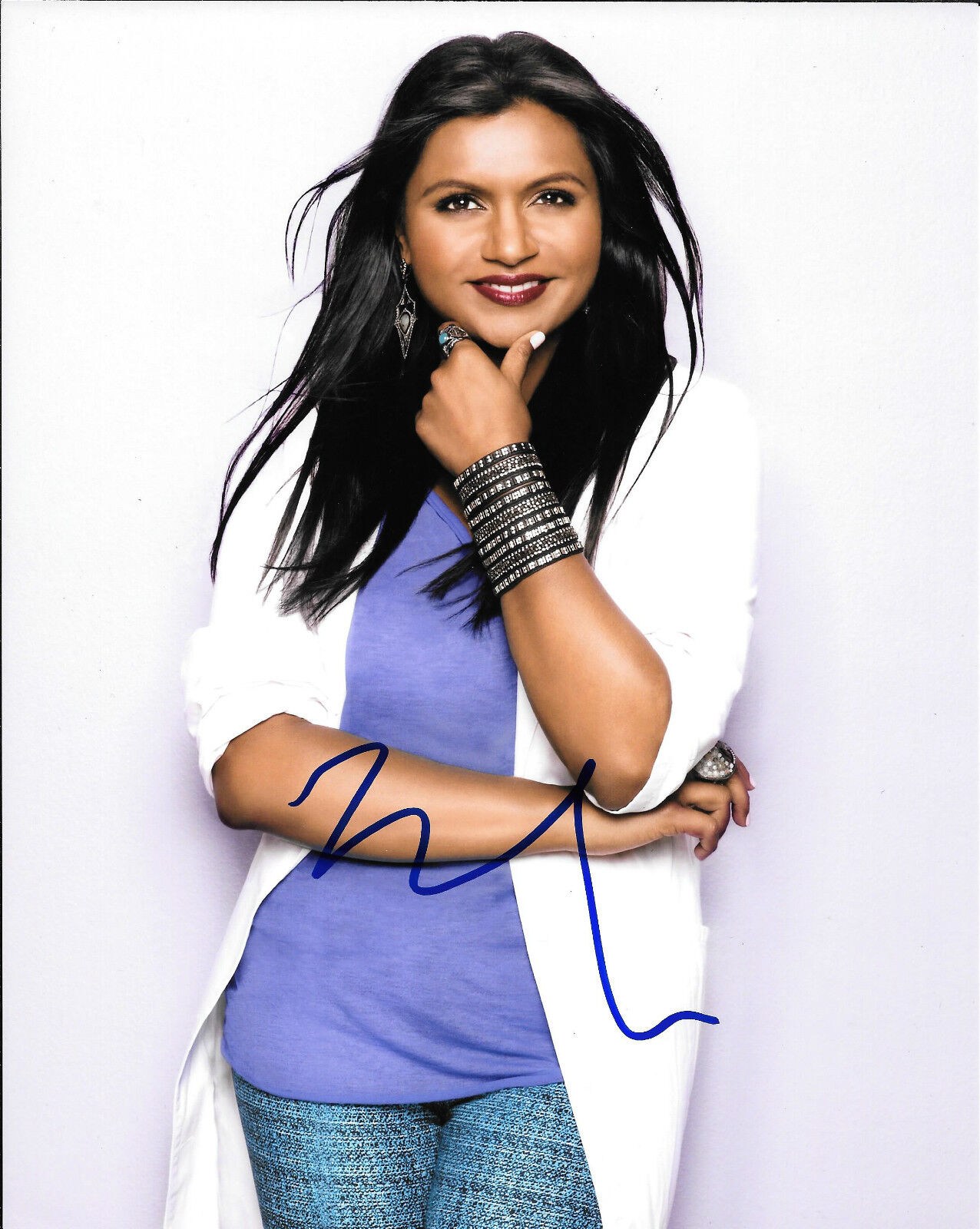 GFA The Mindy Show * MINDY KALING * Signed 8x10 Photo Poster painting AD4 COA