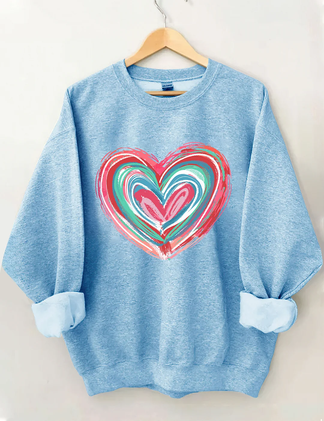 Valentines Day Heart Sweatshirt