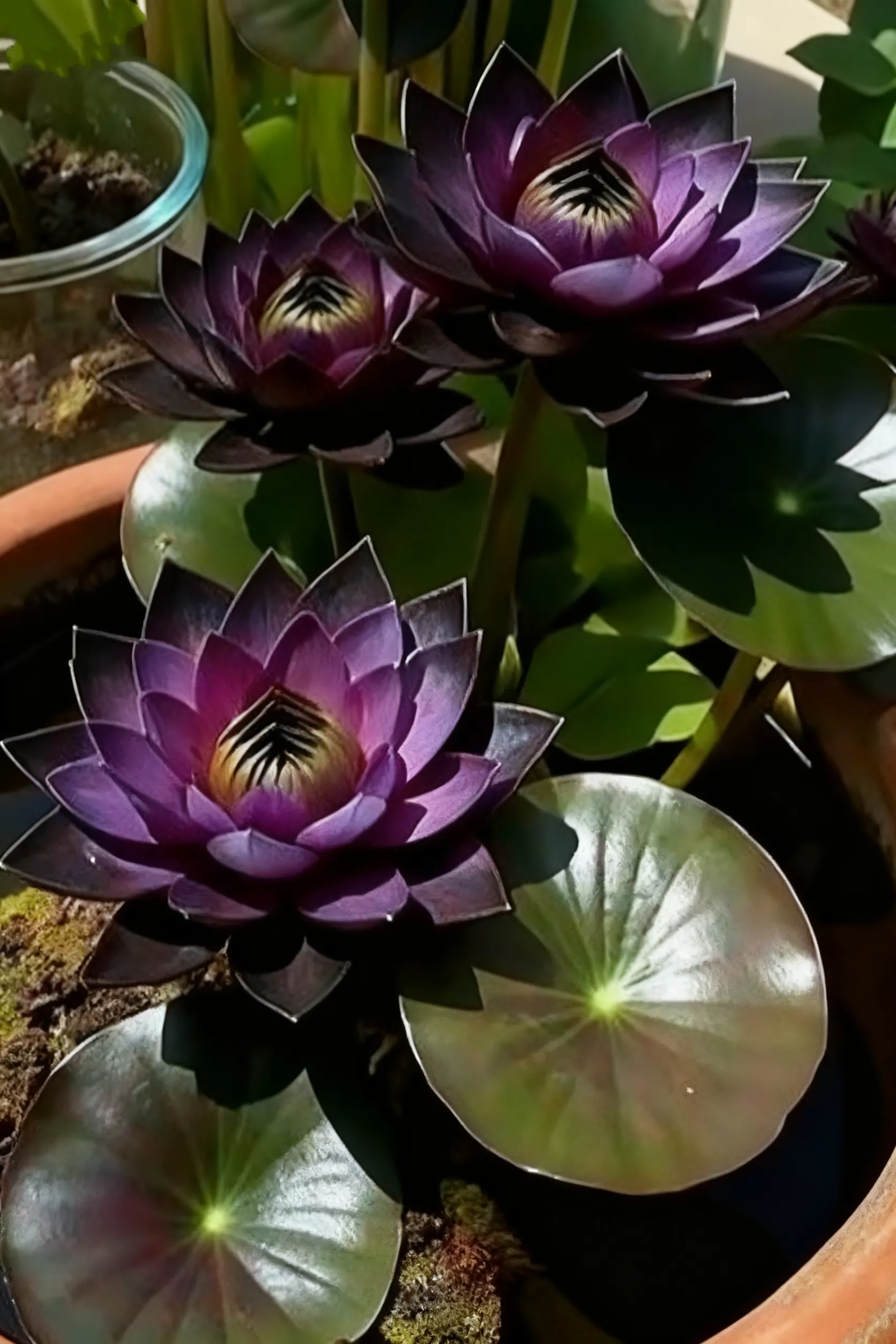 🌌💜 Shadow Essence Lotus – A Rare Beauty for Your Garden 🌸