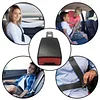 Car Buckles-Safety Auto Extension Clip Connector Seat Belt Extender 2-Pack