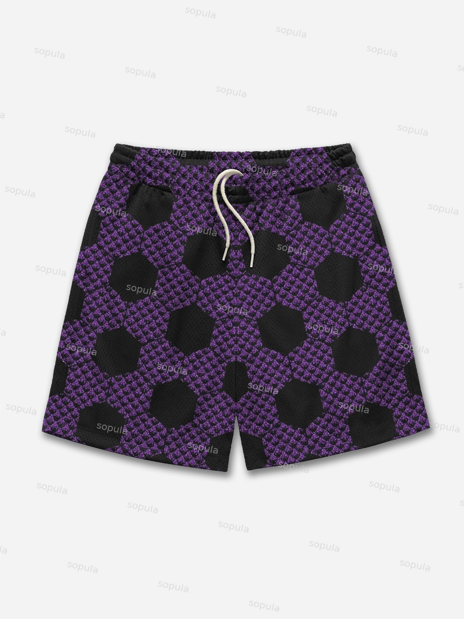 Upper Moon One Anime Mesh Shorts - Sopula｜Premium Graphic Tees & Graphic Clothing
