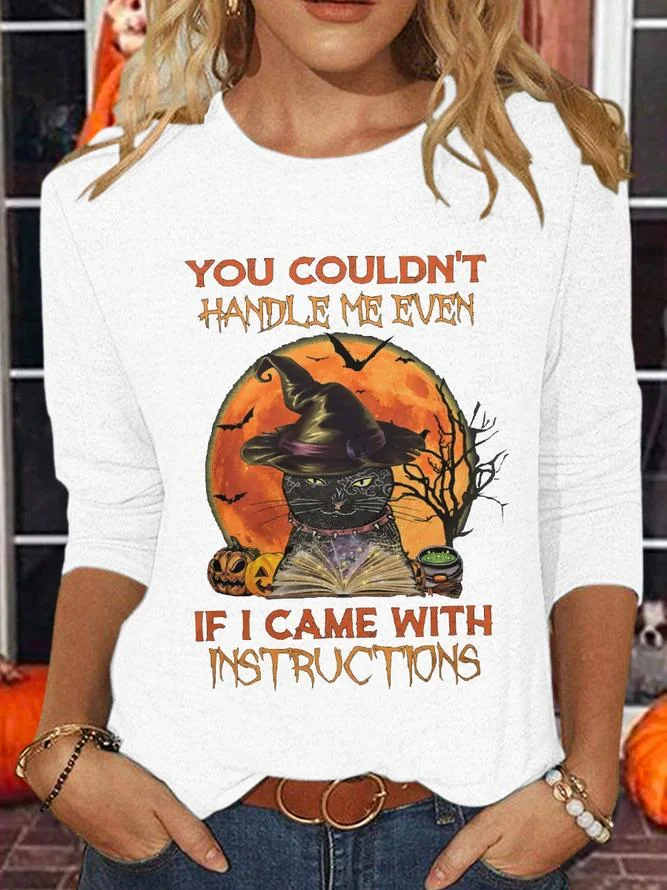 Halloween is Coming at Midnight Cotton-Blend Shirt