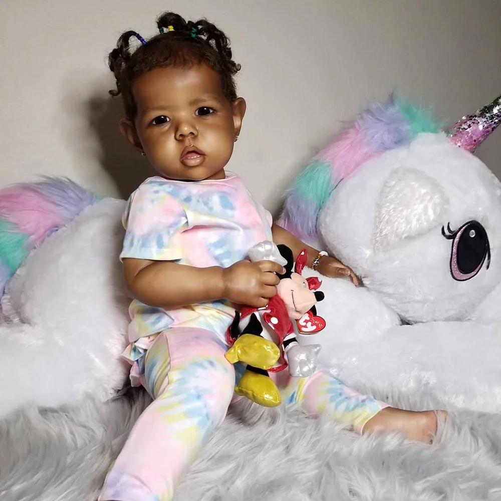 [NEW!] Reborn Baby 20" Realistic African American Black Newborn Baby, Lifelike Toddler Doll Looks Really Cute -Creativegiftss® - [product_tag] RSAJ-Creativegiftss®