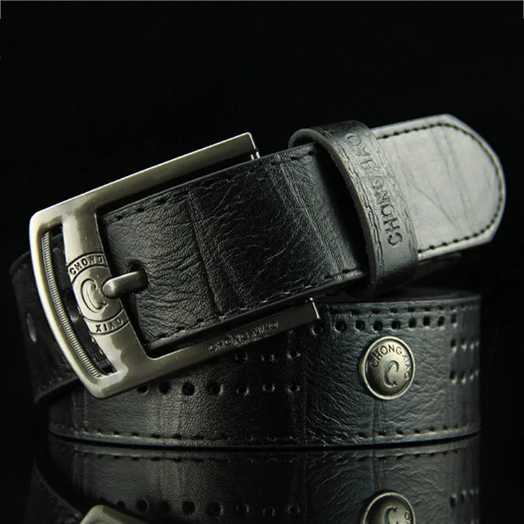 Fashion Vintage Studded Hollow Out Design PU Leather Belt