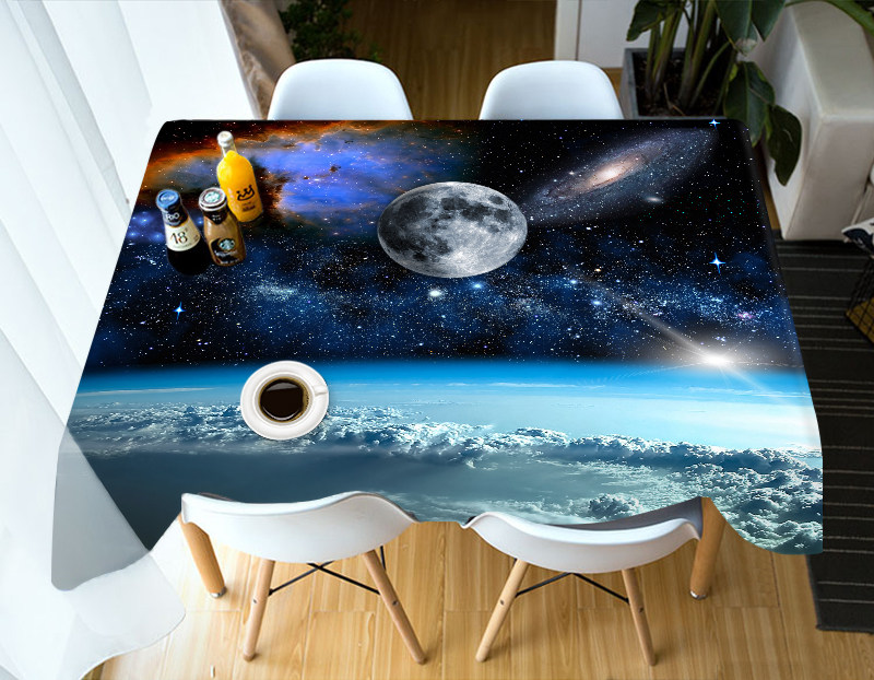 

Earth in the Sky - 3D Tablecloth, 140*210cm, 501 Original