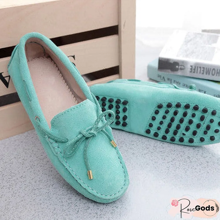 Women Loafers Candy Color Slip On Flat Shoes Casual Comfortable Shoe