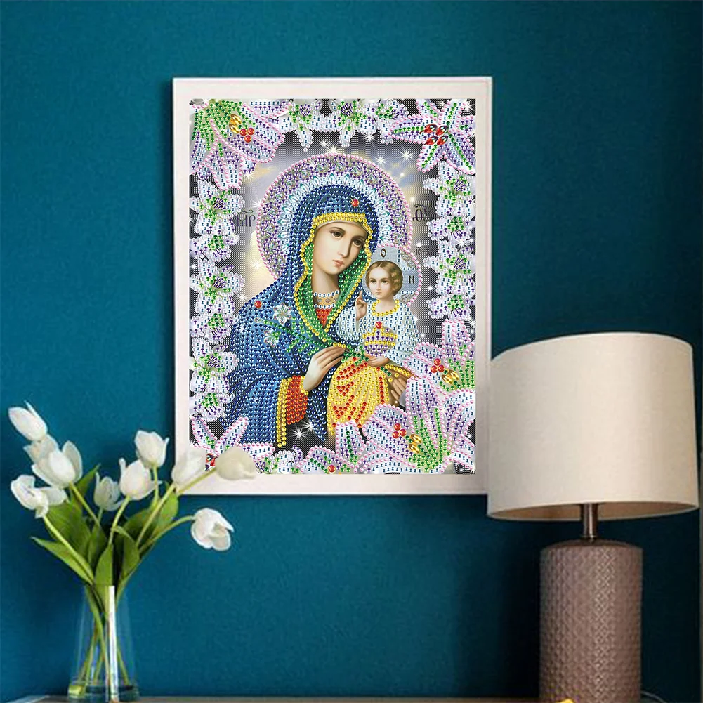 Diamond Painting - Partial Special Shaped Drill - Religious(25*30cm)