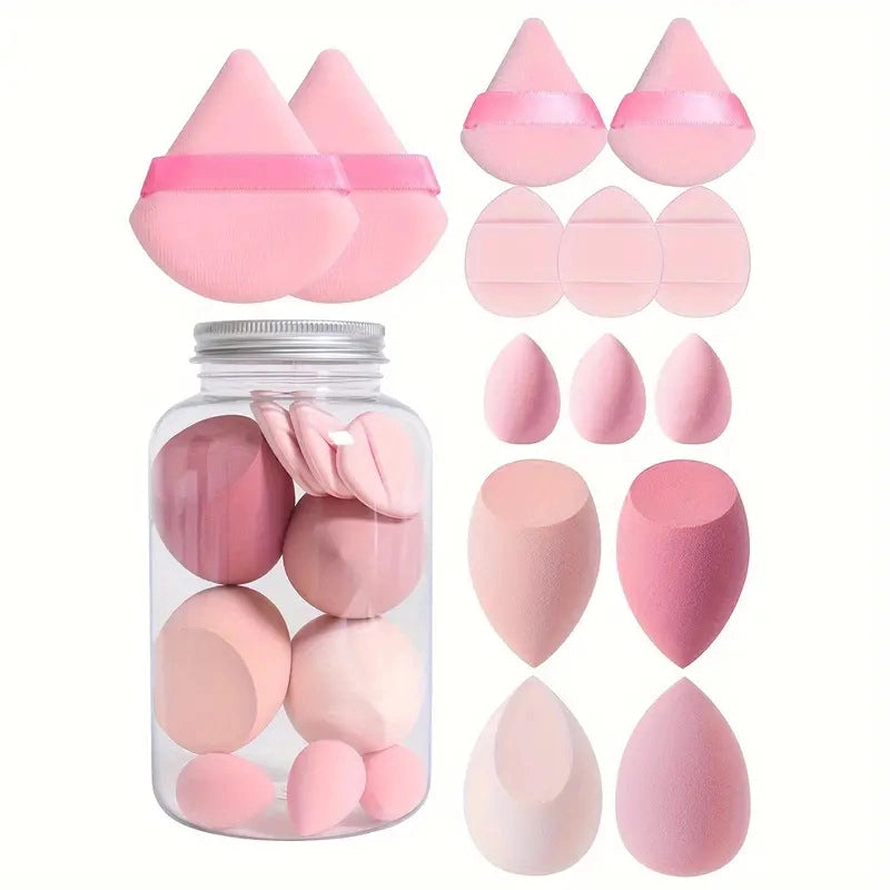Minimalist Solid Color Hydrophilic Non-Latex Makeup Sponge 200/1000