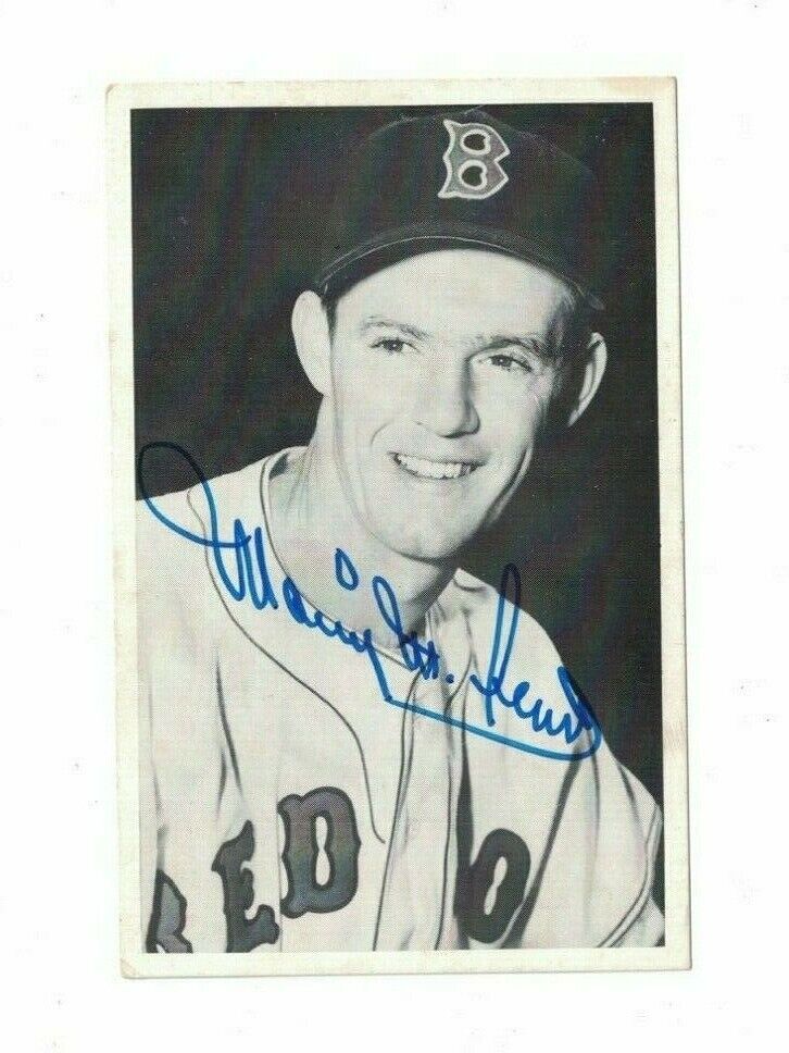 Mickey McDermott Boston Red Sox Signed 3 1/2 x 5 1/2 Vintage Photo Poster painting W/Our COA