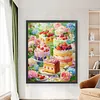 Cake Desserts-11CT Stamped Cross Stitch 55*65cm/21.65*25.59in (Big Size) tapestrymarket