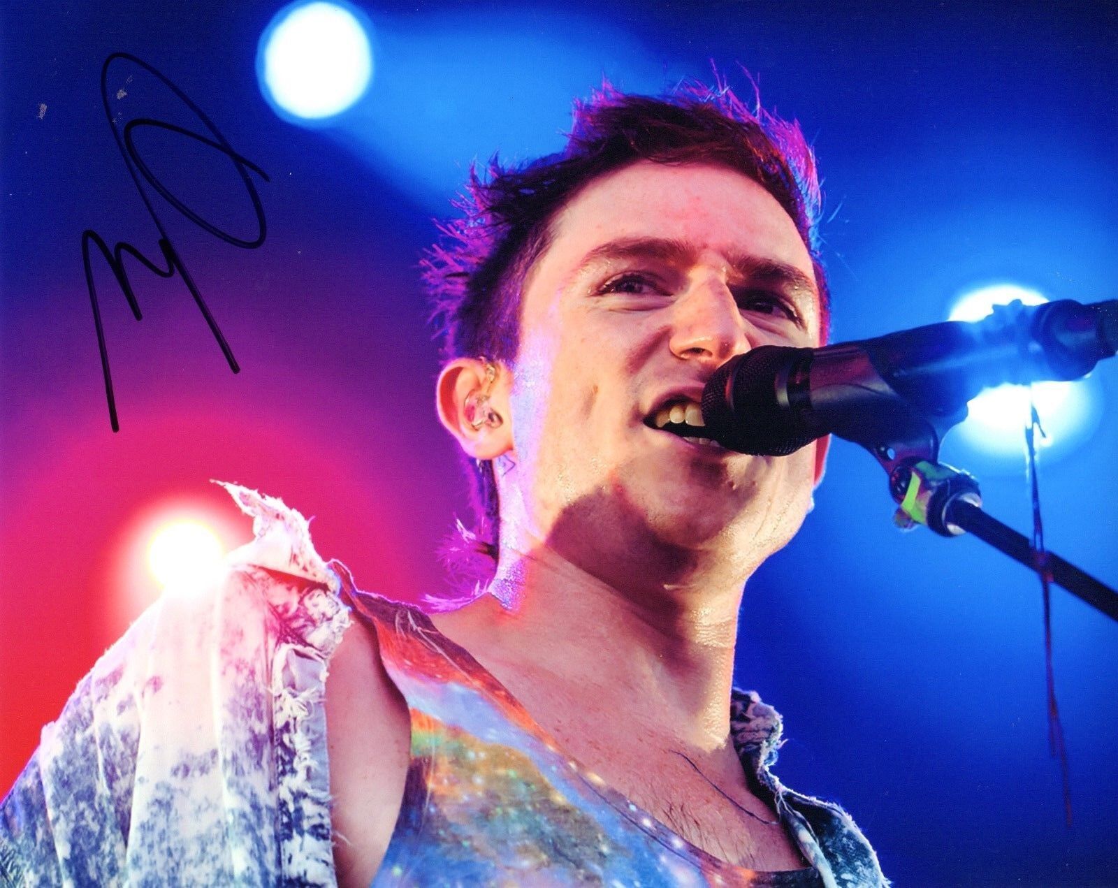 GFA Walk the Moon Frontman * NICHOLAS PETRICCA * Signed 8x10 Photo Poster painting AD2 COA