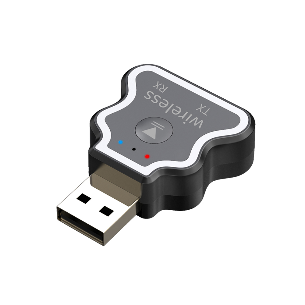 

M10 USB Bluetooth 5.0 Adapter Microphone Receiver Transmitter with Light, 501 Original