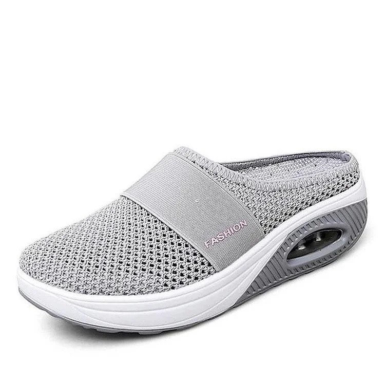 2022 Women Sandals Fashion Wedges Platform Shoes Female Slides Slippers Breathable Mesh Lightweight Ladies Footwear