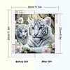 Diamond Painting-DIY Crystal Rhinestone White Tiger