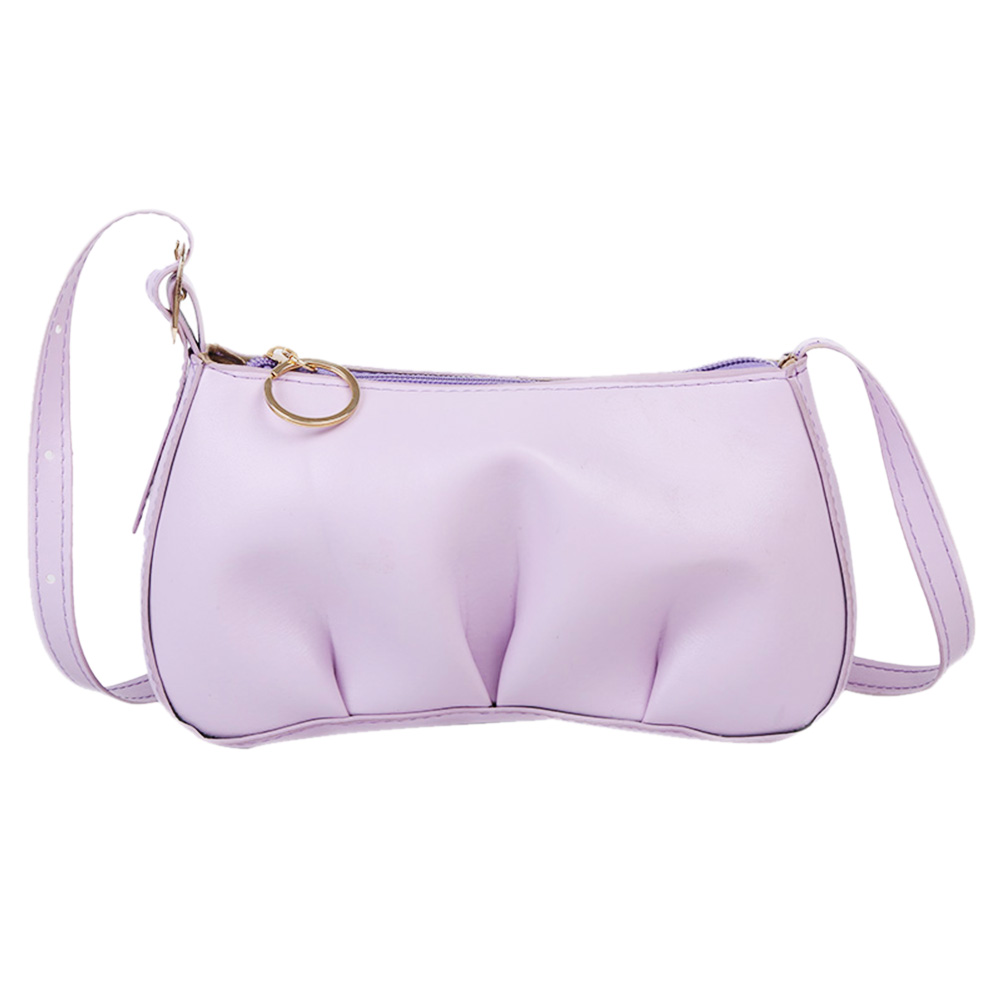 

Women Shoulder Candy Color Handbags Leather Female Crossbody Bags -Purple, 501 Original