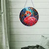 DIY Flamingo Acrylic Special Shape Diamond Painting Clock