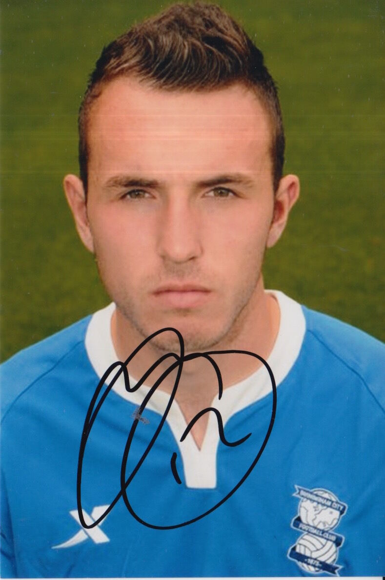 BIRMINGHAM CITY HAND SIGNED JORDON MUTCH 6X4 Photo Poster painting 1.