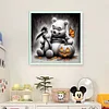 Winnie Pooh Pumpkin-11CT Stamped Cross Stitch 40*40cm/15.75*15.75in