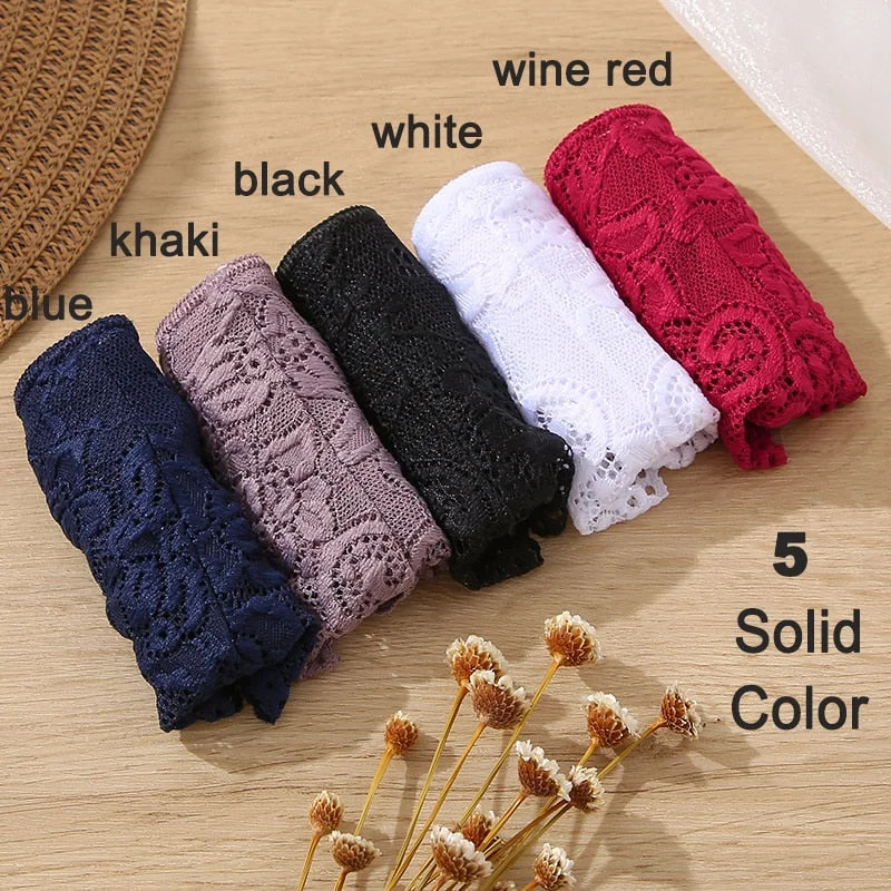 3PCS/Set Cotton G-String Women Panties Lace Underwear Female Lingerie Intimates Underpants Sexy Thong Panties for Girls Pantys