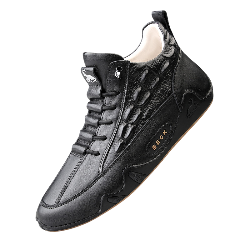DANRRIO BECK Crocodile Print High-top Soft-soled Boot DANRRIO.COM DANRRIO